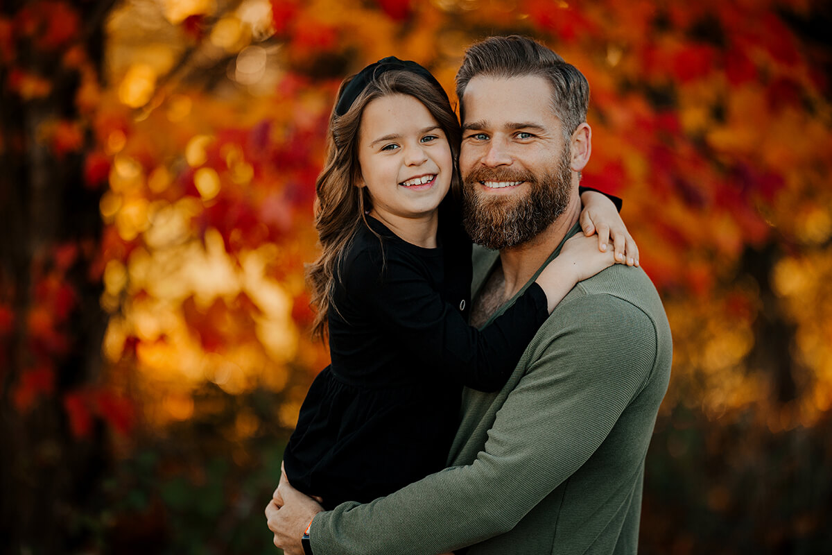 The Gauper family enjoying time together during a family photography session Michigan
